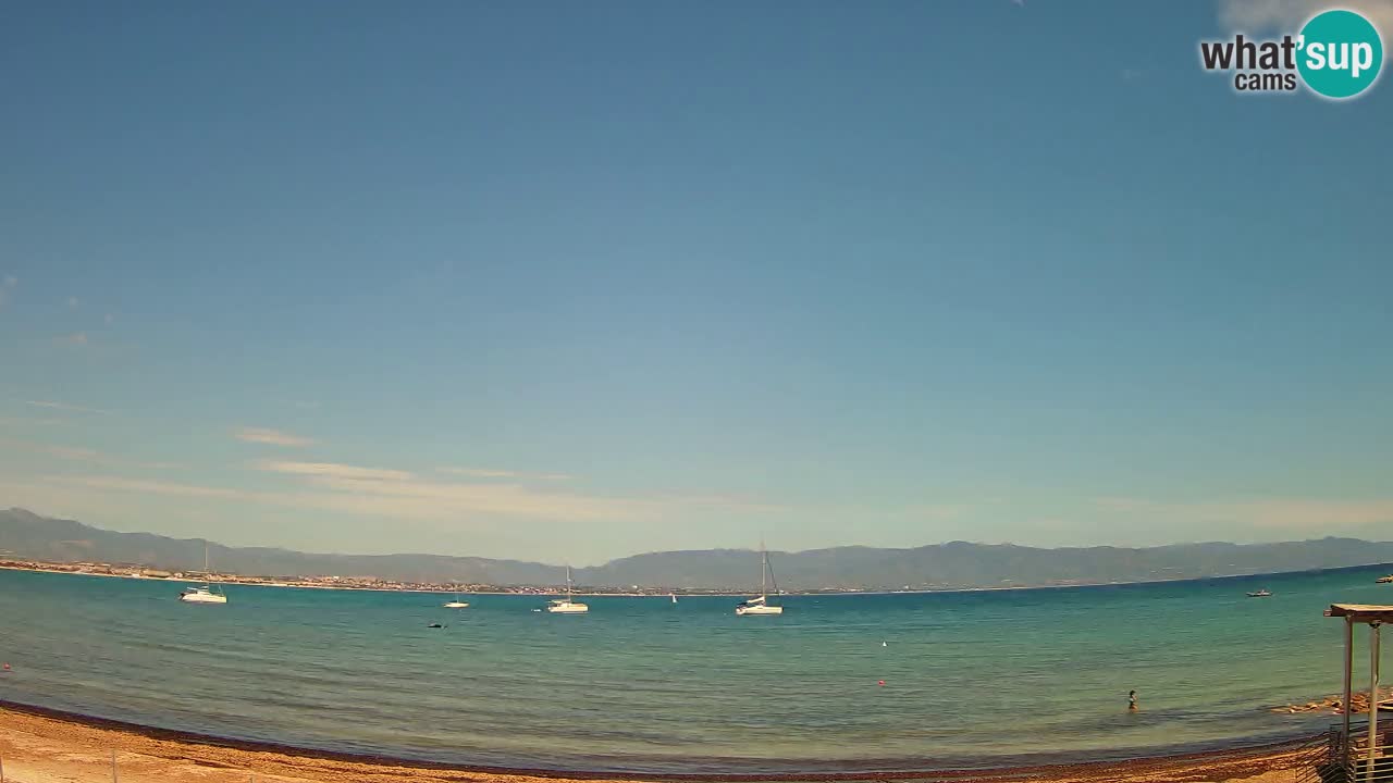 Webcam Cagliari Windsurf Club – Spiaggia del Poetto in diretta