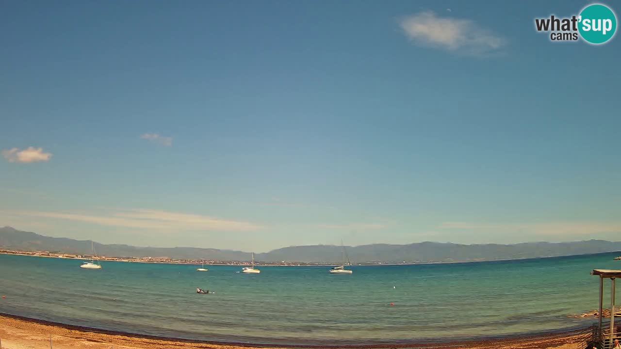 Webcam Cagliari Windsurf Club – Plage du Poetto en direct