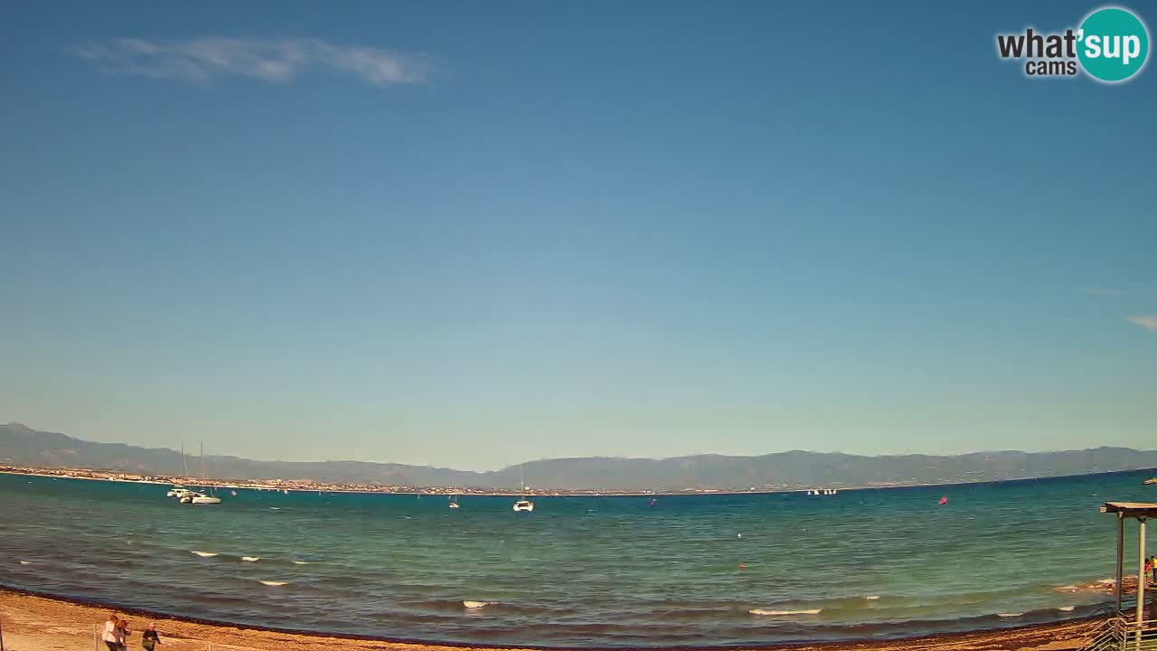 Webcam Cagliari Windsurf Club – Plage du Poetto en direct