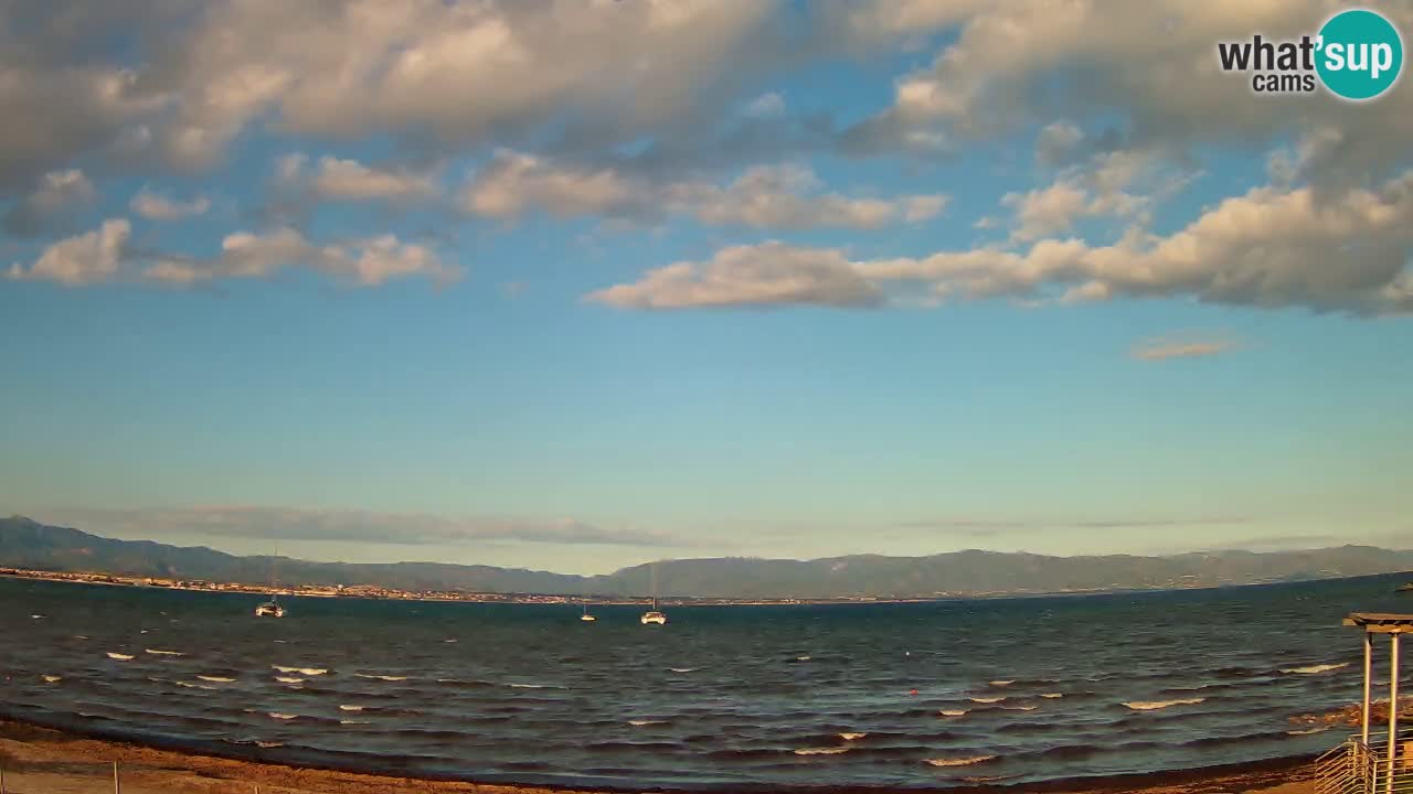 Webcam Cagliari Windsurf Club – Spiaggia del Poetto in diretta