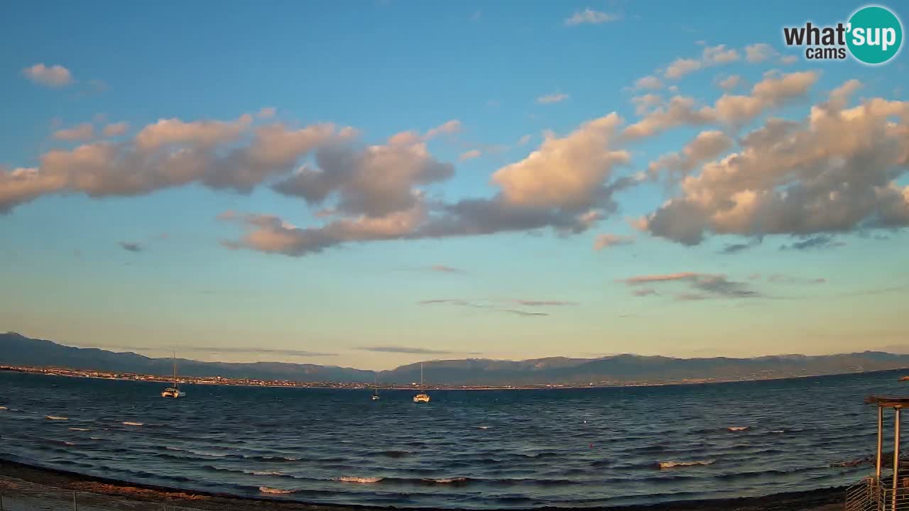 Webcam Cagliari Windsurf Club – Liveblick vom Poetto Strand