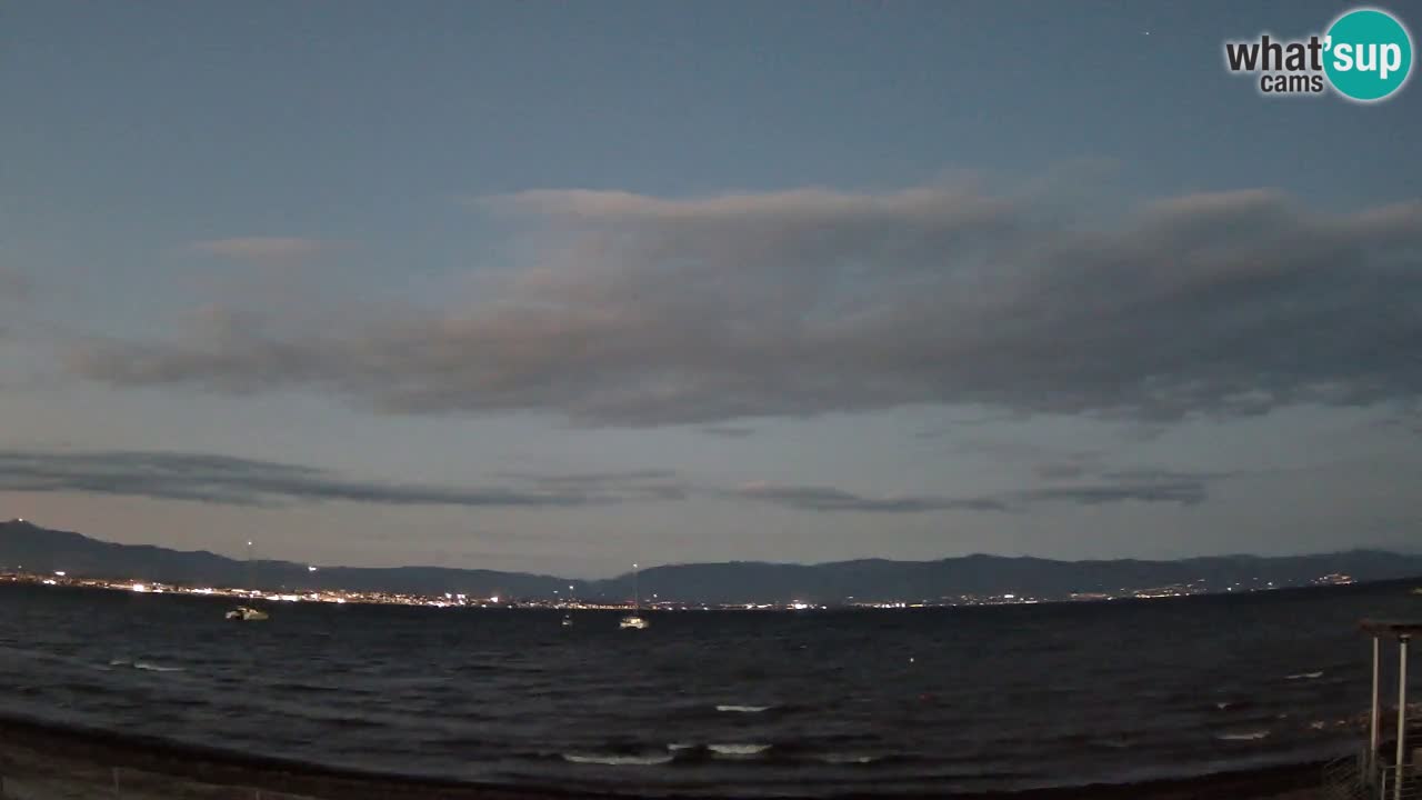 Webcam Cagliari Windsurf Club – Spiaggia del Poetto in diretta