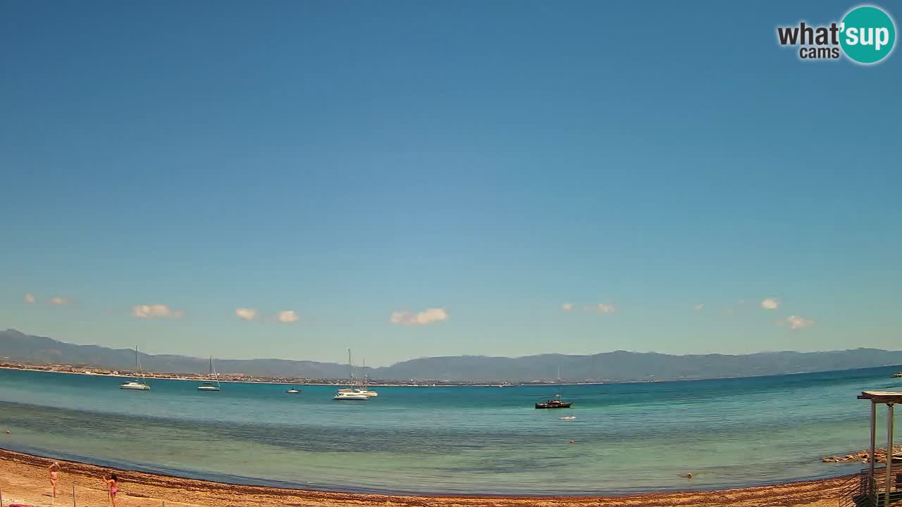 Webcam Cagliari Windsurf Club – Playa del Poetto en directo