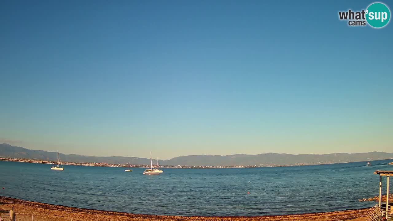 Webcam Cagliari Windsurf Club – Plage du Poetto en direct