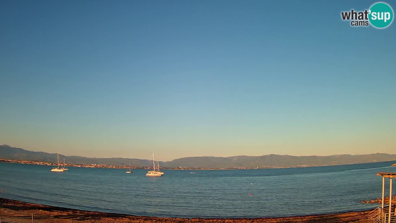 Webcam Cagliari Windsurf Club – Spiaggia del Poetto in diretta