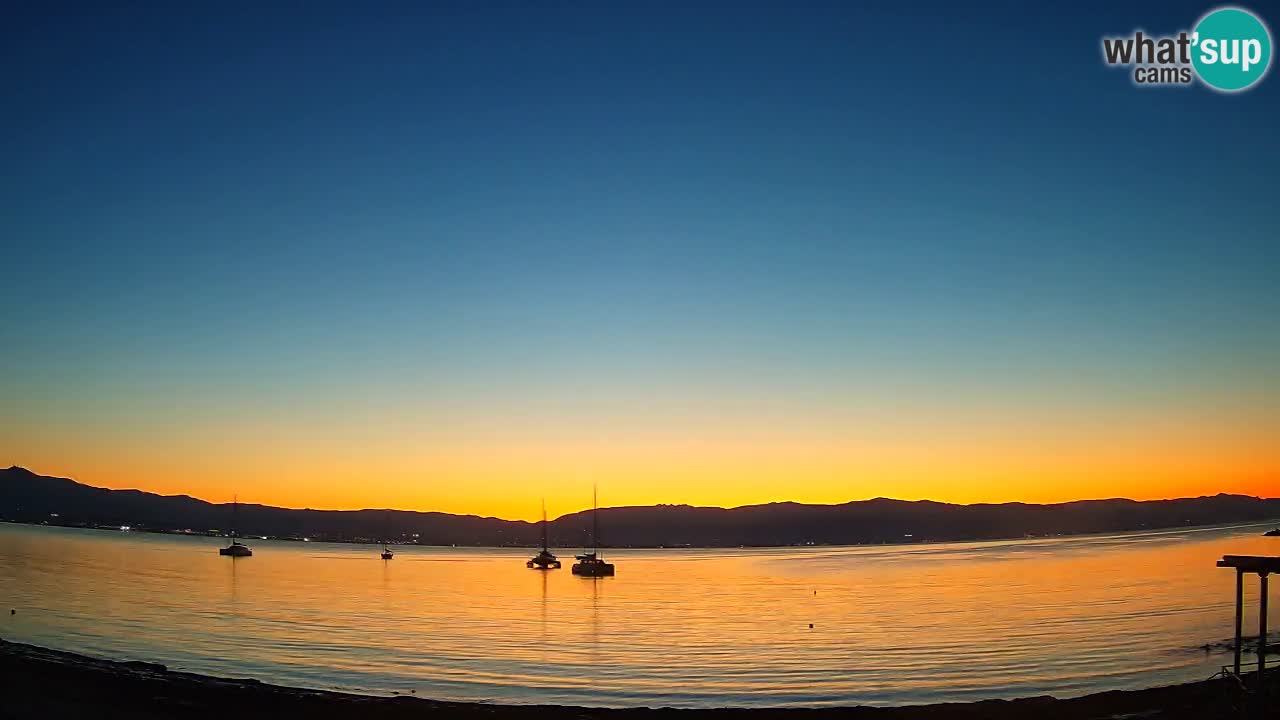 Web kamera Cagliari Windsurf Club – Poetto plaža uživo