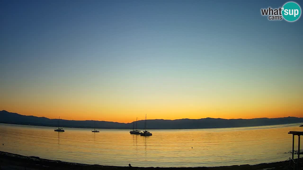Web kamera Cagliari Windsurf Club – Poetto plaža uživo
