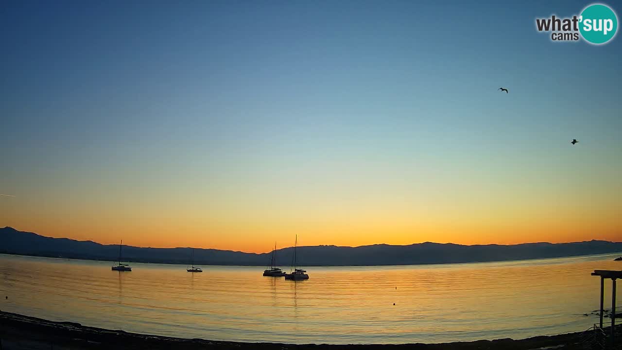 Webcam Cagliari Windsurf Club – Plage du Poetto en direct