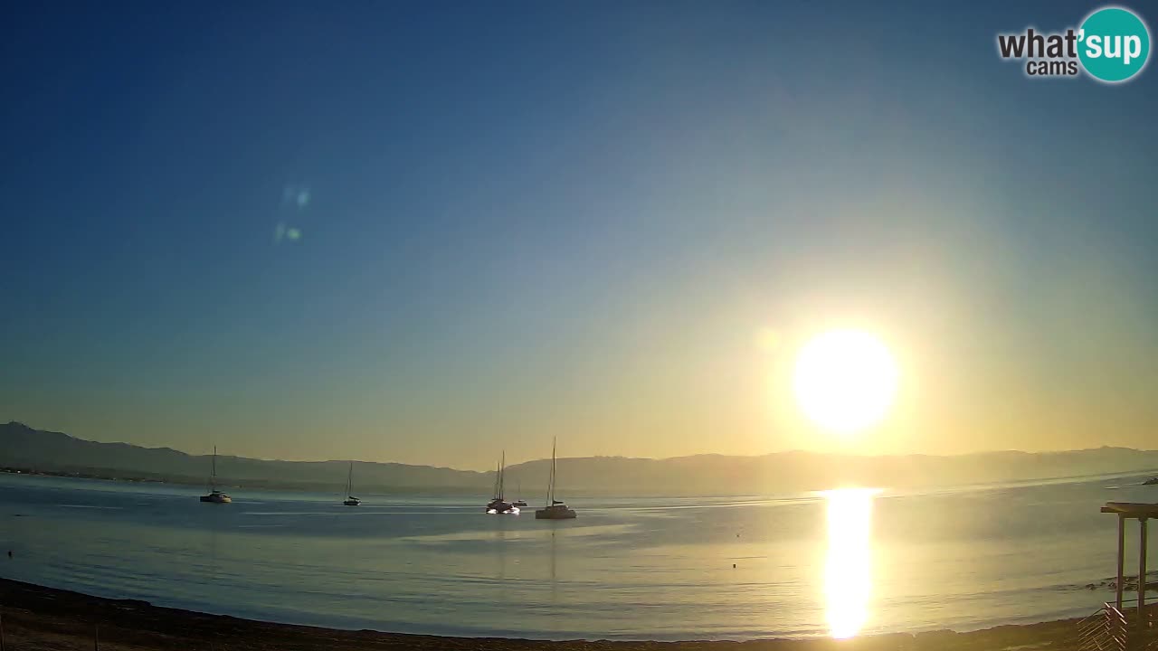 Webcam Cagliari Windsurf Club – Spiaggia del Poetto in diretta