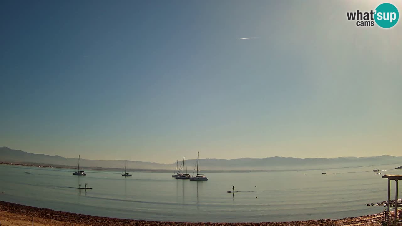 Webcam Cagliari Windsurf Club – Playa del Poetto en directo