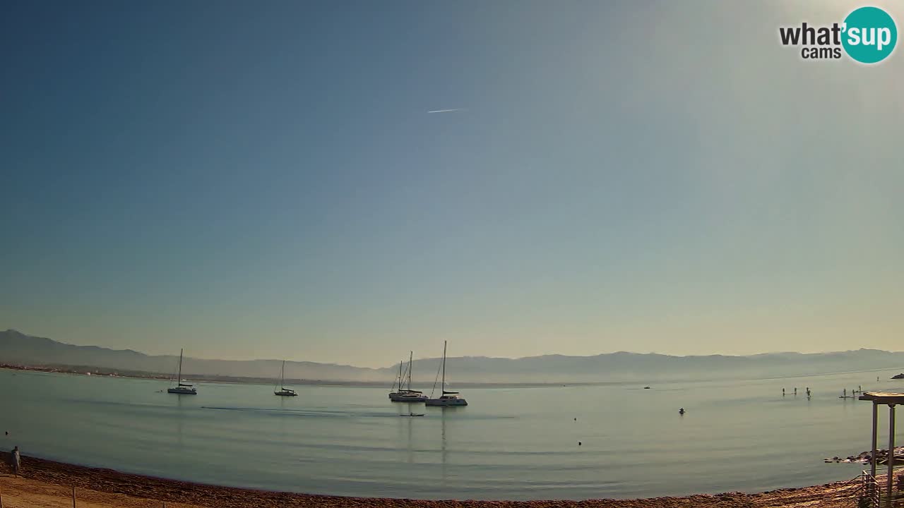 Webcam Cagliari Windsurf Club – Playa del Poetto en directo