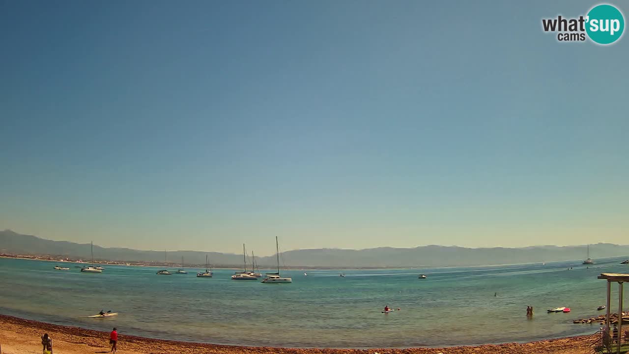 Webcam Cagliari Windsurf Club – Spiaggia del Poetto in diretta