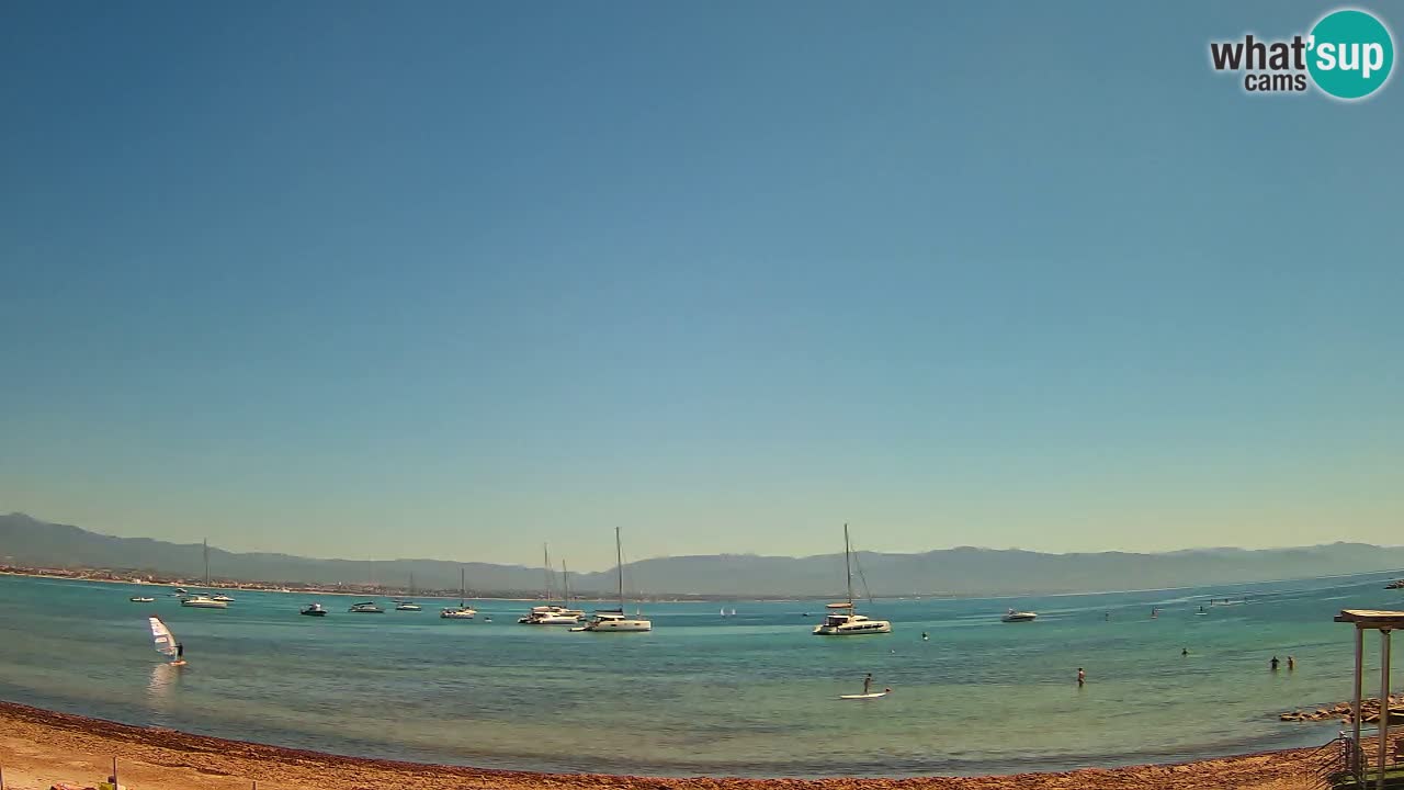 Webcam Cagliari Windsurf Club – Liveblick vom Poetto Strand