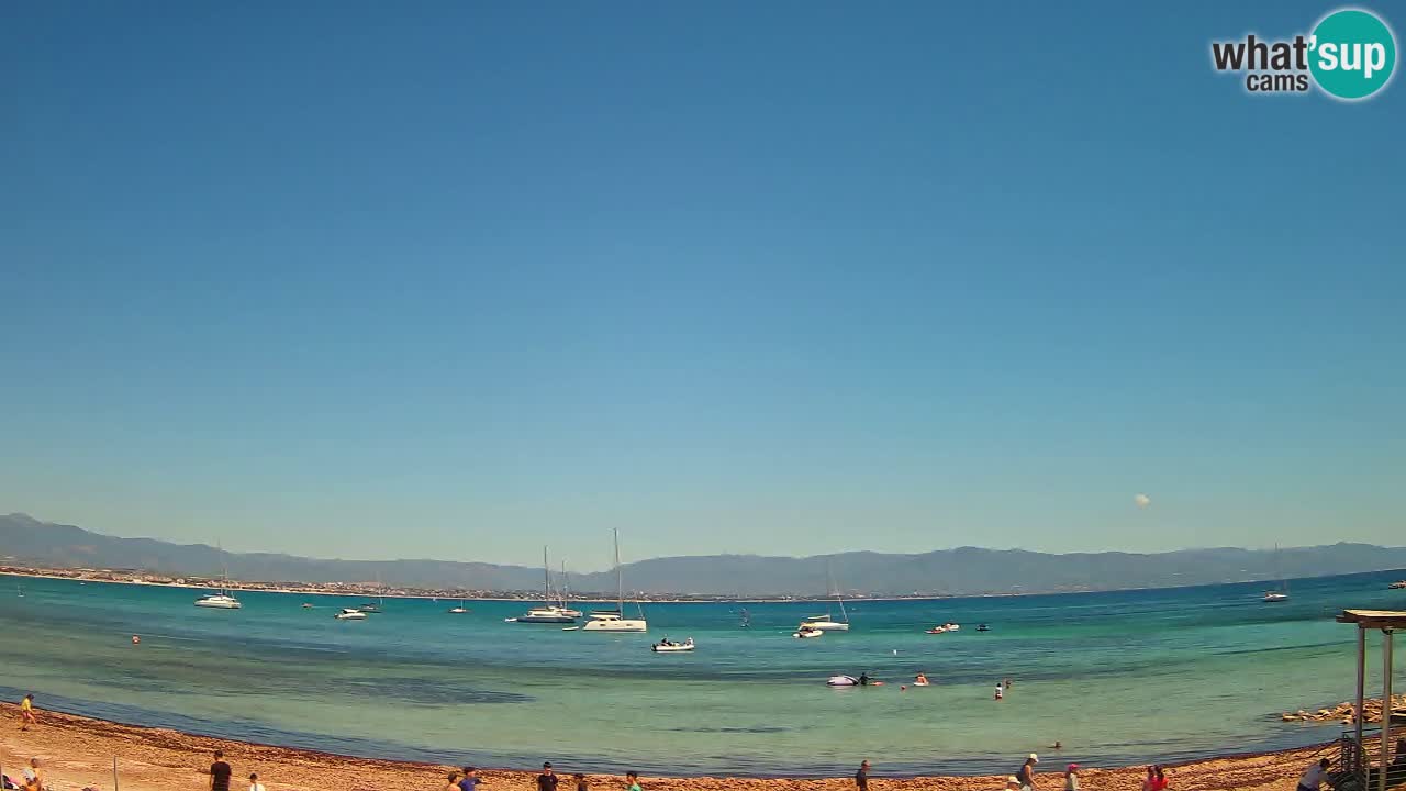 Web kamera Cagliari Windsurf Club – Poetto plaža uživo