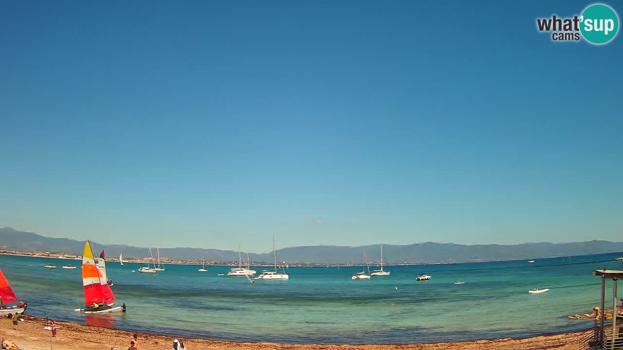 Webcam Cagliari Windsurf Club – Liveblick vom Poetto Strand
