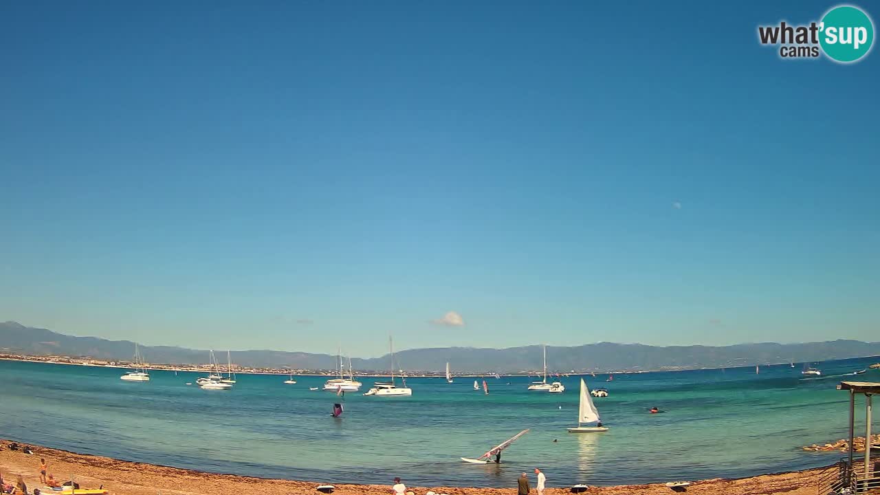 Webcam Cagliari Windsurf Club – Liveblick vom Poetto Strand