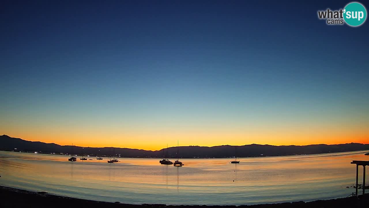 Webcam Cagliari Windsurf Club – Playa del Poetto en directo