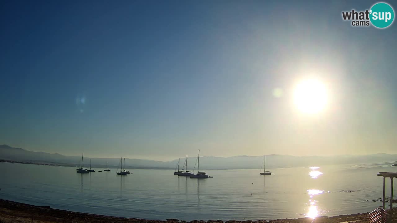 Webcam Cagliari Windsurf Club – Playa del Poetto en directo
