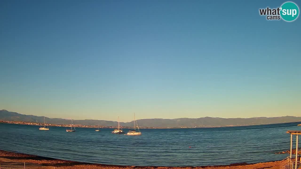 Webcam Cagliari Windsurf Club – Spiaggia del Poetto in diretta
