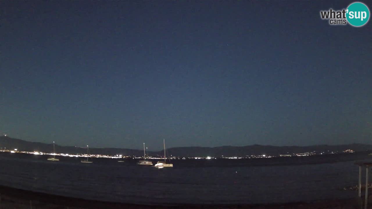 Webcam Cagliari Windsurf Club – Plage du Poetto en direct