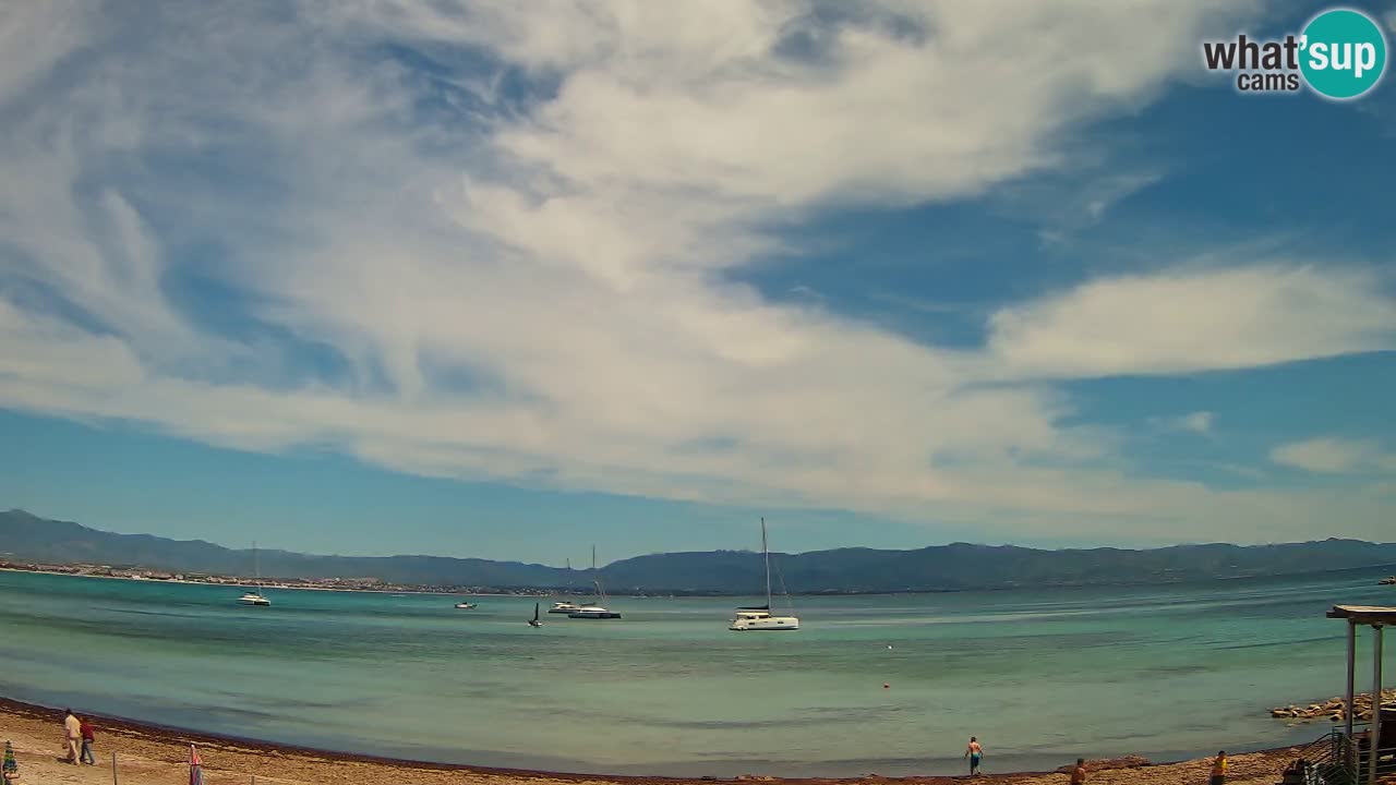 Webcam Cagliari Windsurf Club – Plage du Poetto en direct