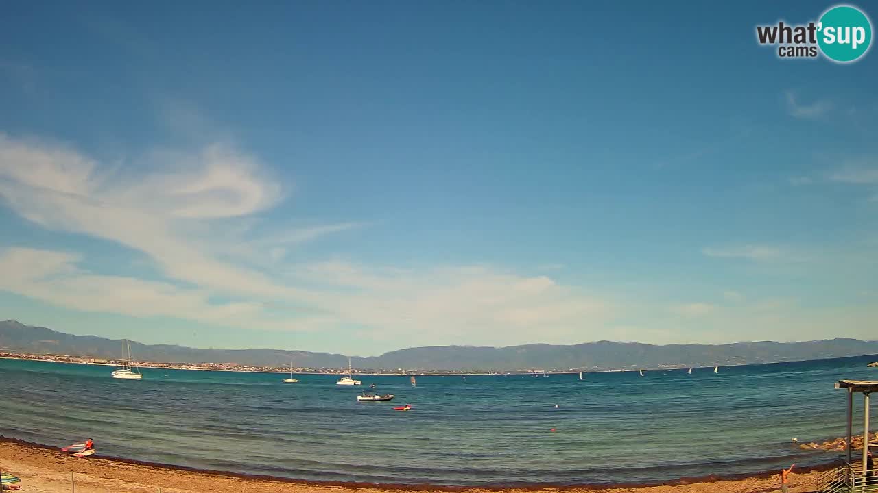 Webcam Cagliari Windsurf Club – Liveblick vom Poetto Strand