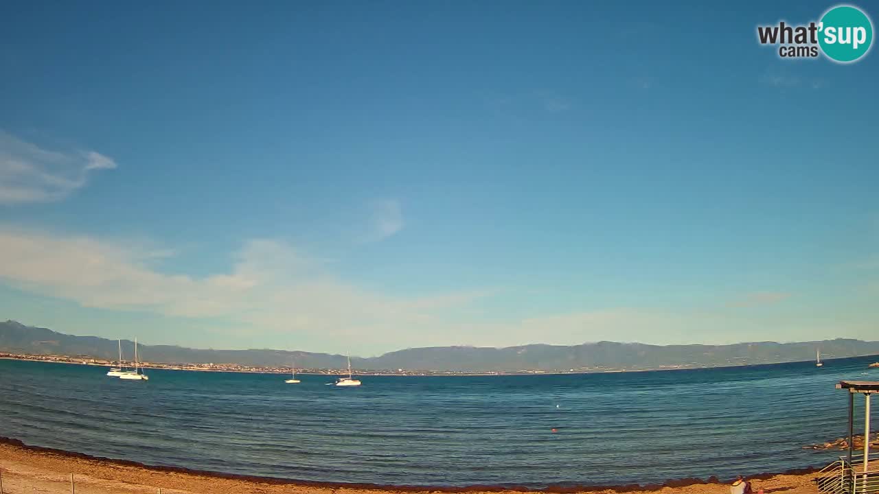 Webcam Cagliari Windsurf Club – Spiaggia del Poetto in diretta