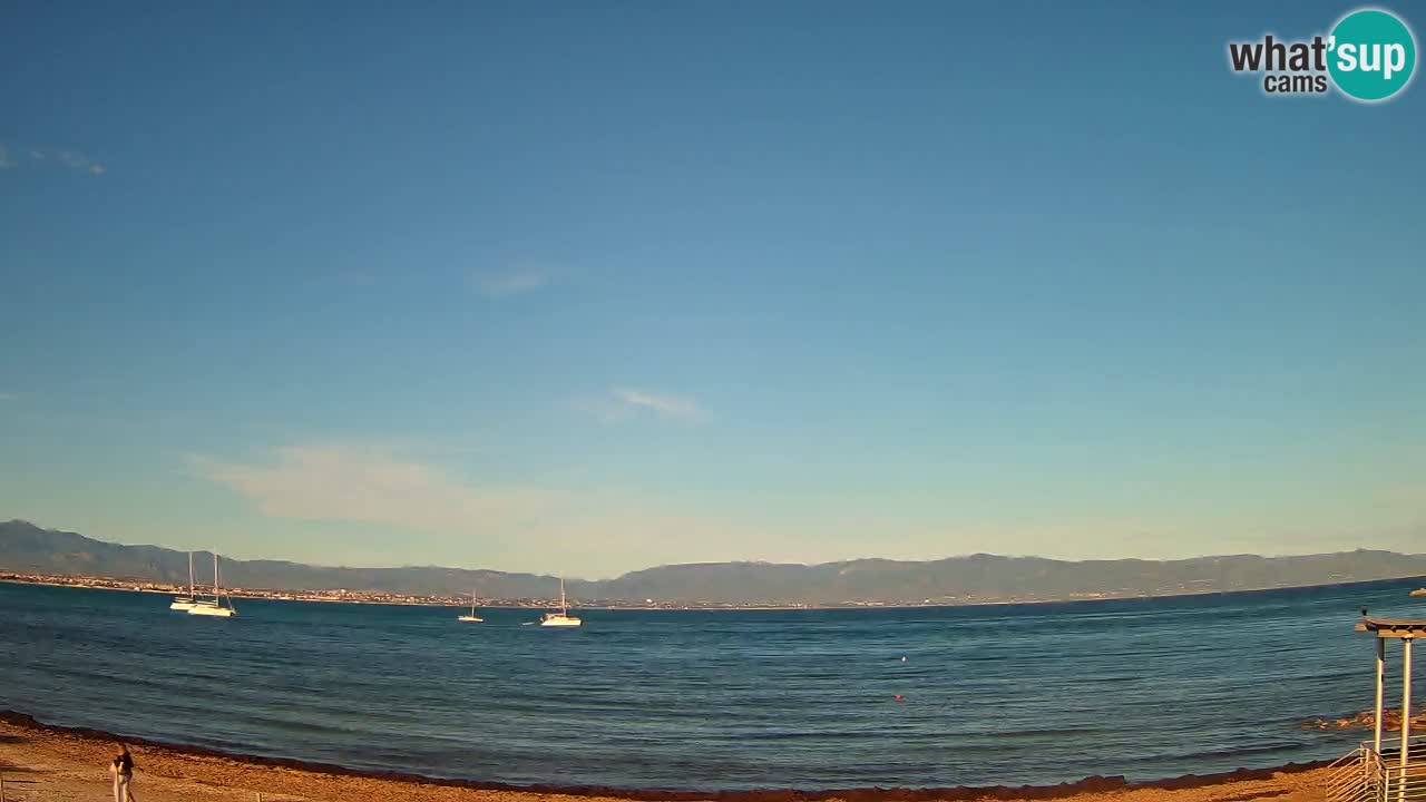 Webcam Cagliari Windsurf Club – Liveblick vom Poetto Strand