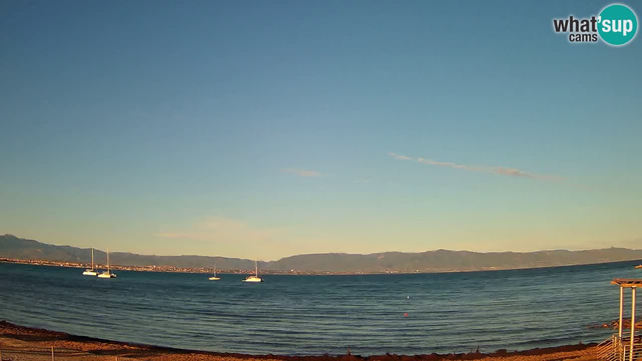 Webcam Cagliari Windsurf Club – Spiaggia del Poetto in diretta
