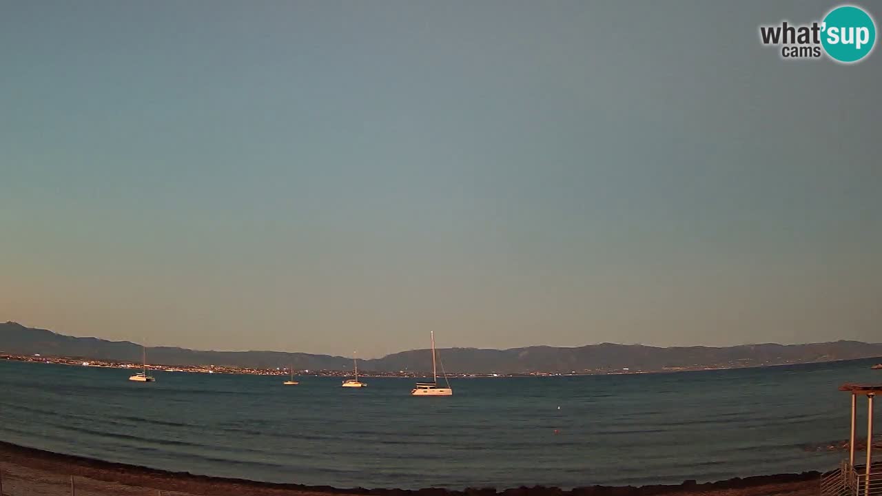 Webcam Cagliari Windsurf Club – Liveblick vom Poetto Strand