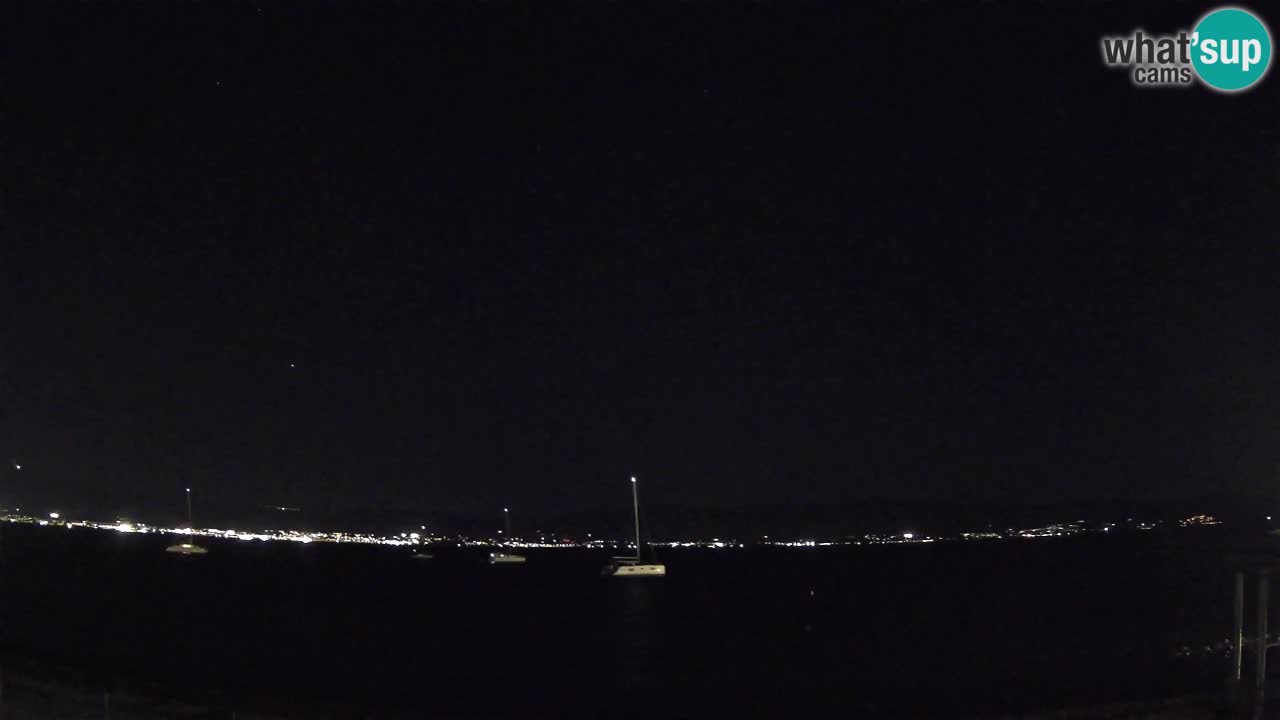 Spletna kamera Cagliari Windsurf Club – Pogled v živo s plaže Poetto