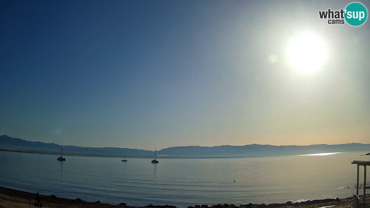 Spletna kamera Cagliari Windsurf Club – Pogled v živo s plaže Poetto