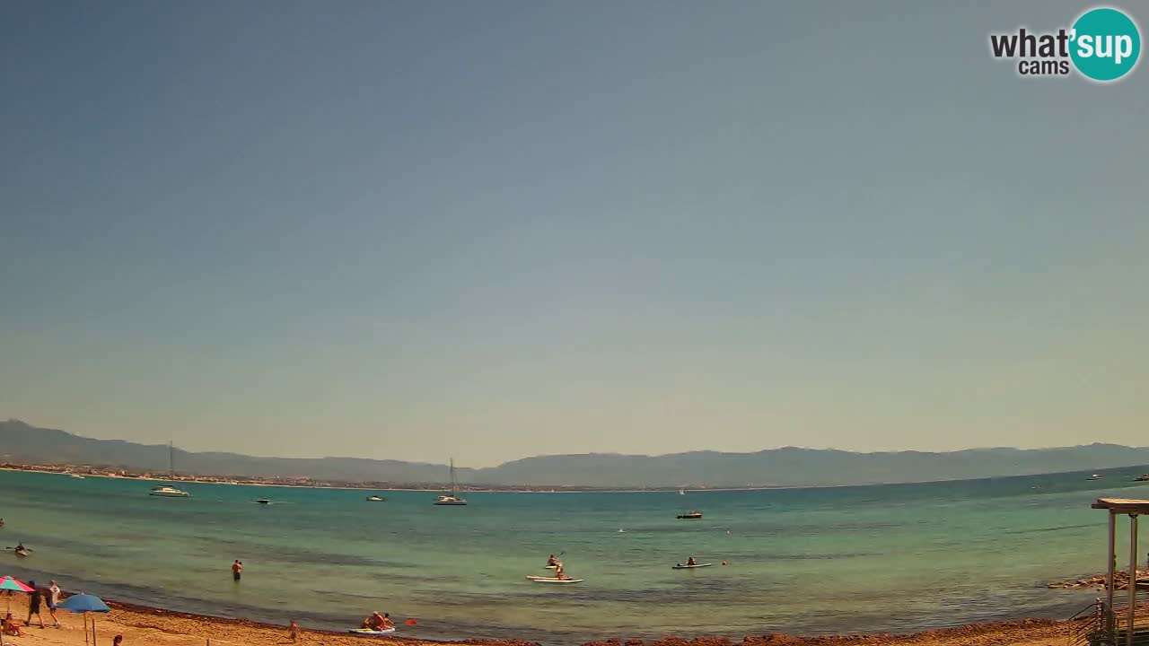 Webcam Cagliari Windsurf Club – Liveblick vom Poetto Strand