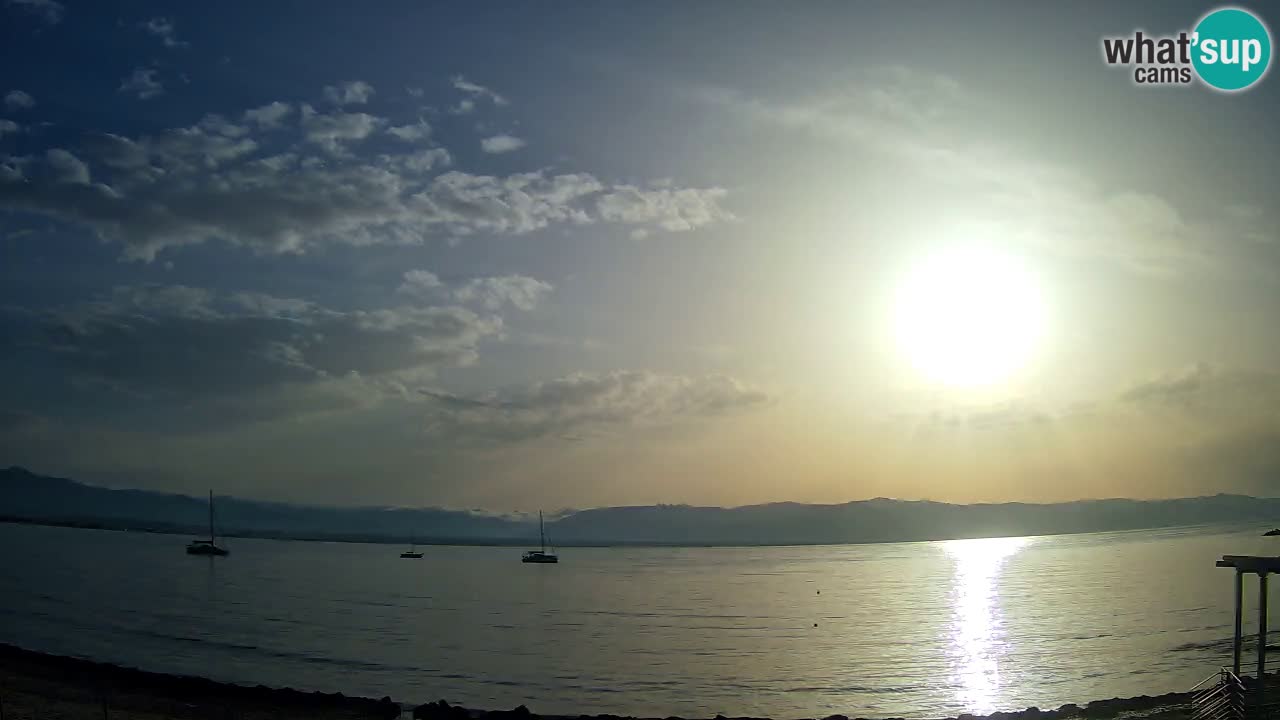Webcam Cagliari Windsurf Club – Playa del Poetto en directo