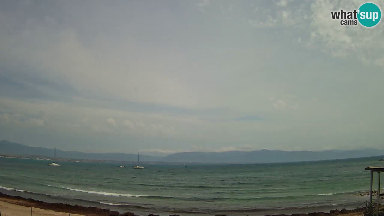 Web kamera Cagliari Windsurf Club – Poetto plaža uživo