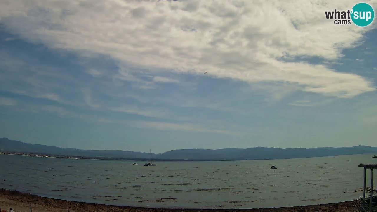 Webcam Cagliari Windsurf Club – Spiaggia del Poetto in diretta