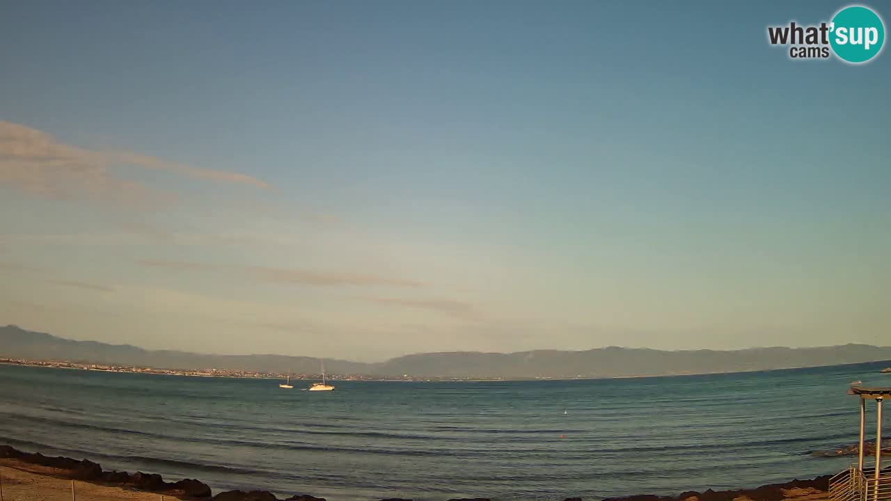 Webcam Cagliari Windsurf Club – Plage du Poetto en direct