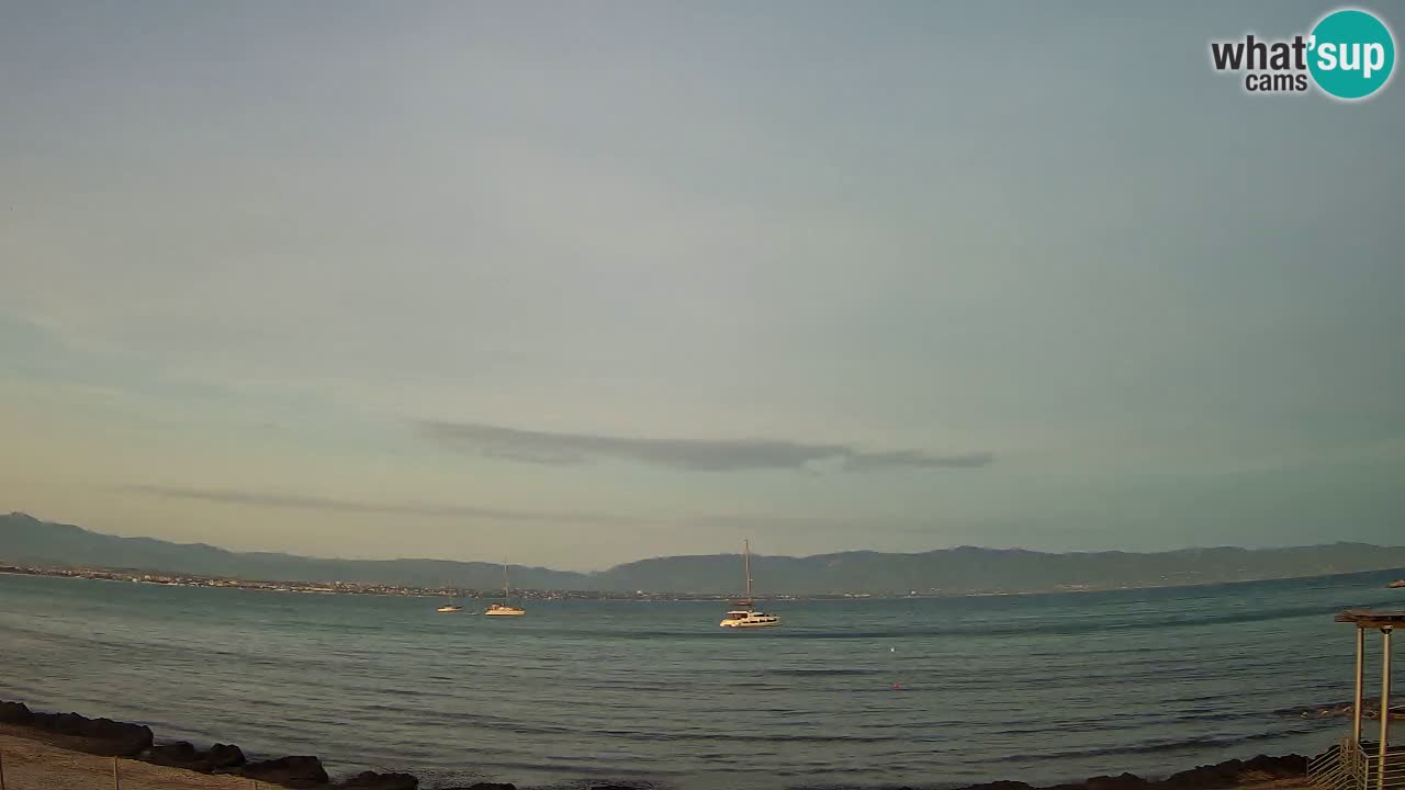 Webcam Cagliari Windsurf Club – Liveblick vom Poetto Strand