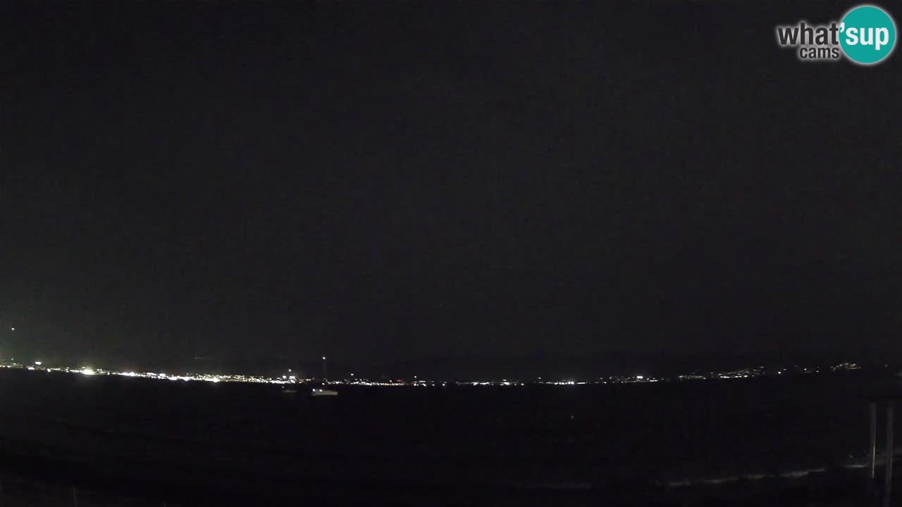 Webcam Cagliari Windsurf Club – Playa del Poetto en directo