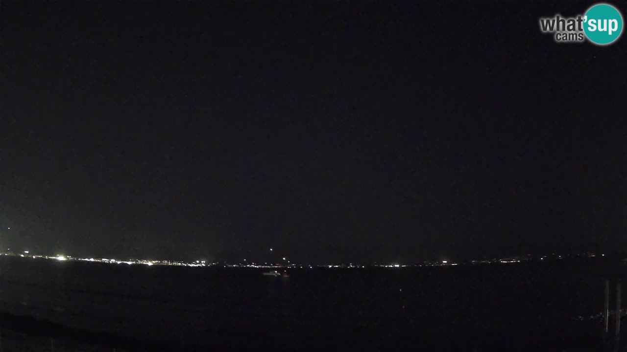 Webcam Cagliari Windsurf Club – Playa del Poetto en directo