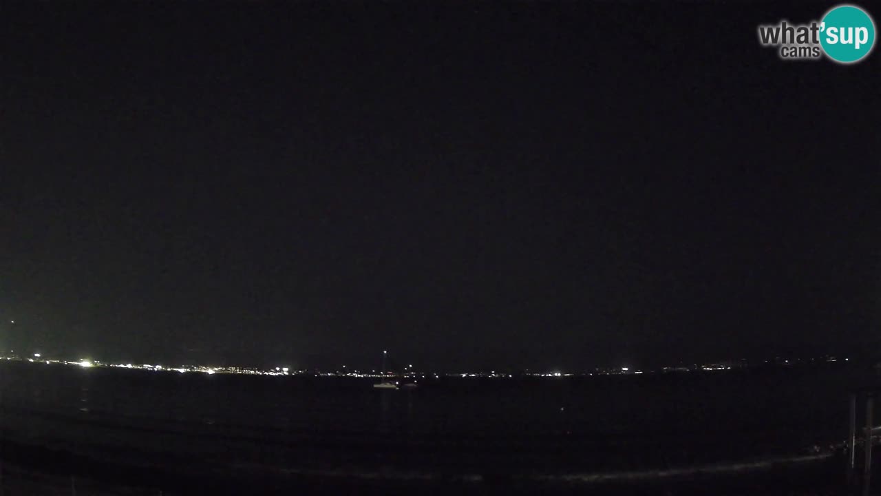 Webcam Cagliari Windsurf Club – Playa del Poetto en directo
