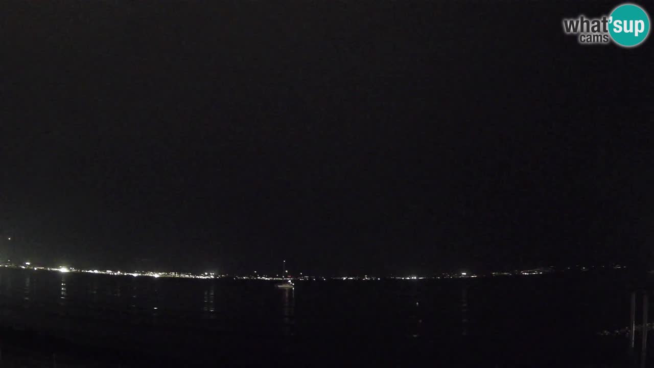 Webcam Cagliari Windsurf Club – Playa del Poetto en directo