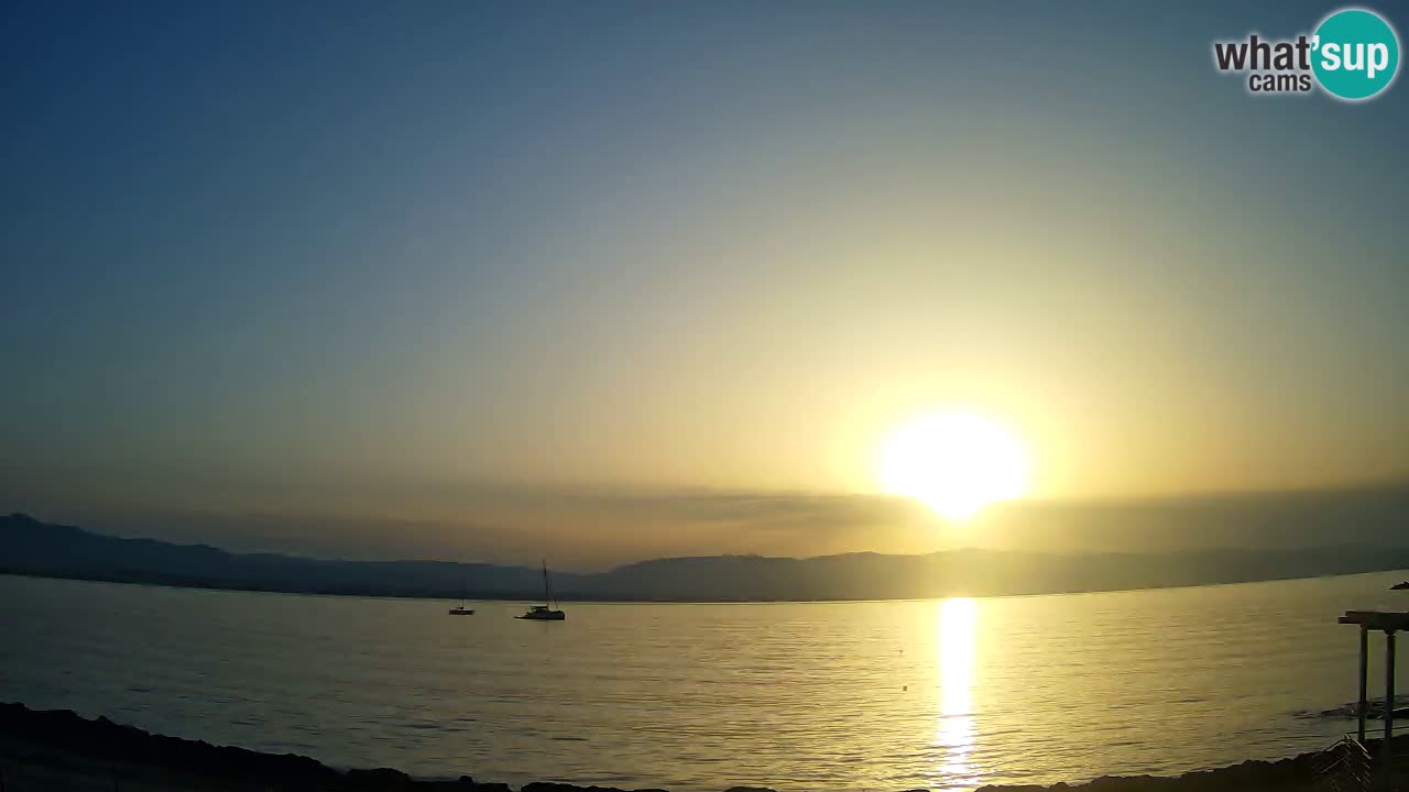 Web kamera Cagliari Windsurf Club – Poetto plaža uživo