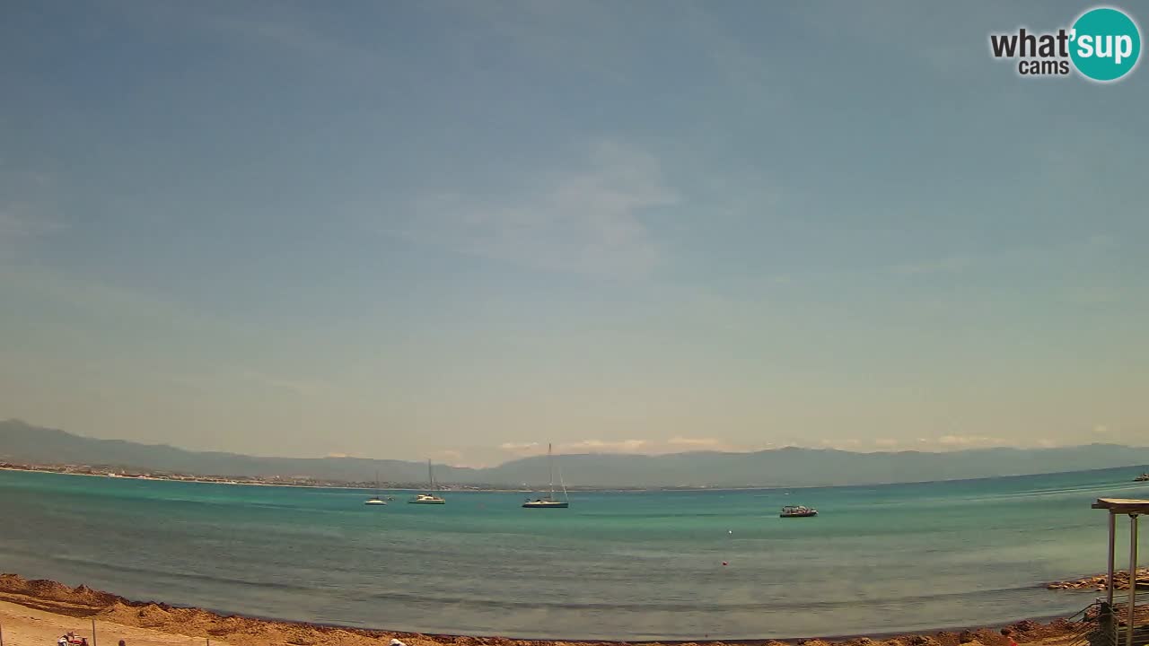 Spletna kamera Cagliari Windsurf Club – Pogled v živo s plaže Poetto
