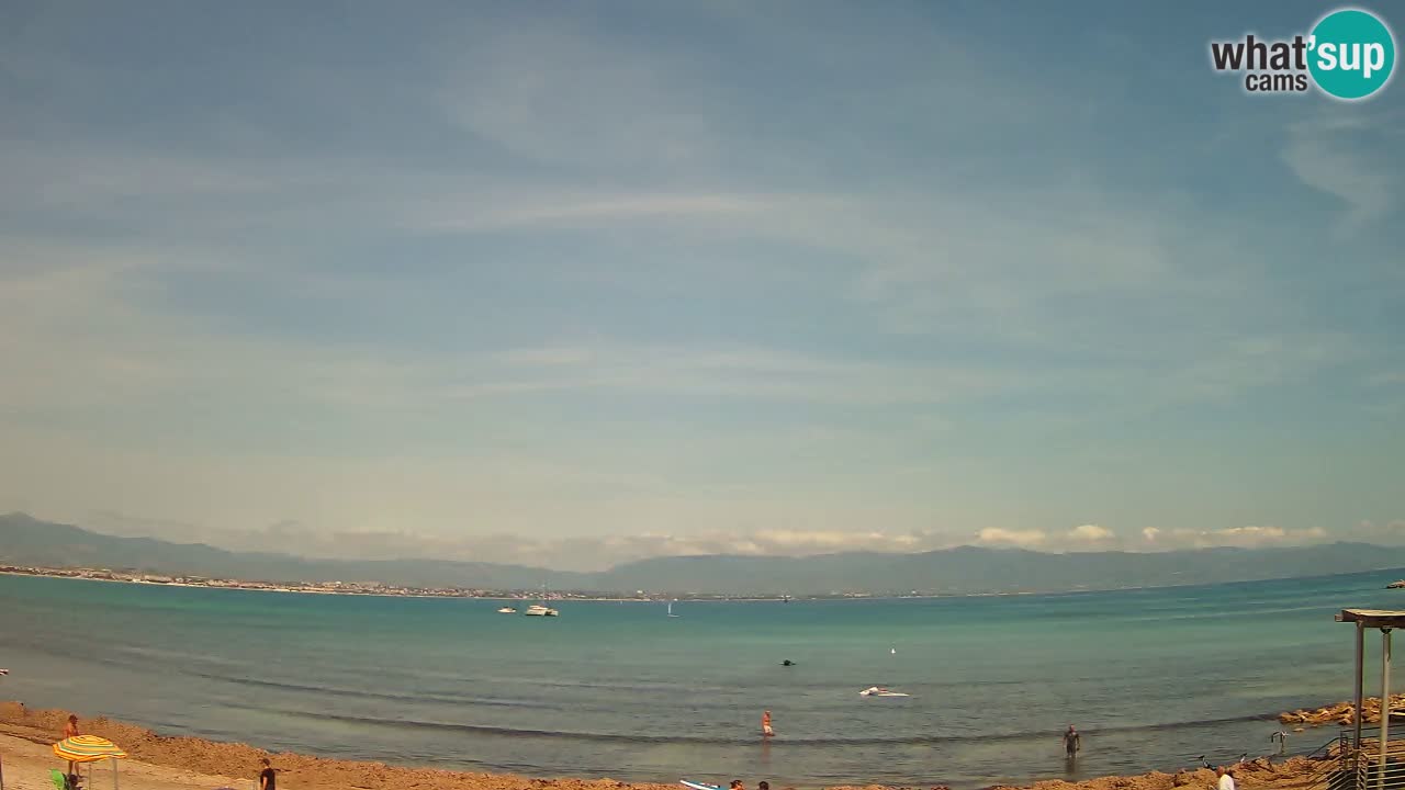 Webcam Cagliari Windsurf Club – Liveblick vom Poetto Strand