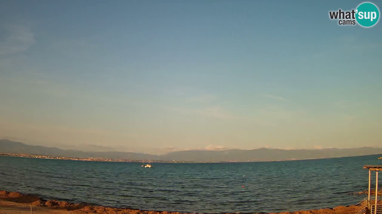 Webcam Cagliari Windsurf Club – Plage du Poetto en direct