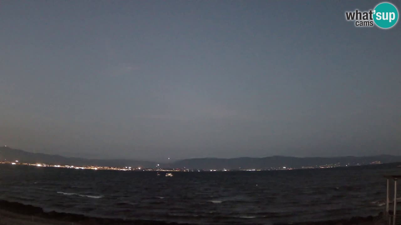 Web kamera Cagliari Windsurf Club – Poetto plaža uživo