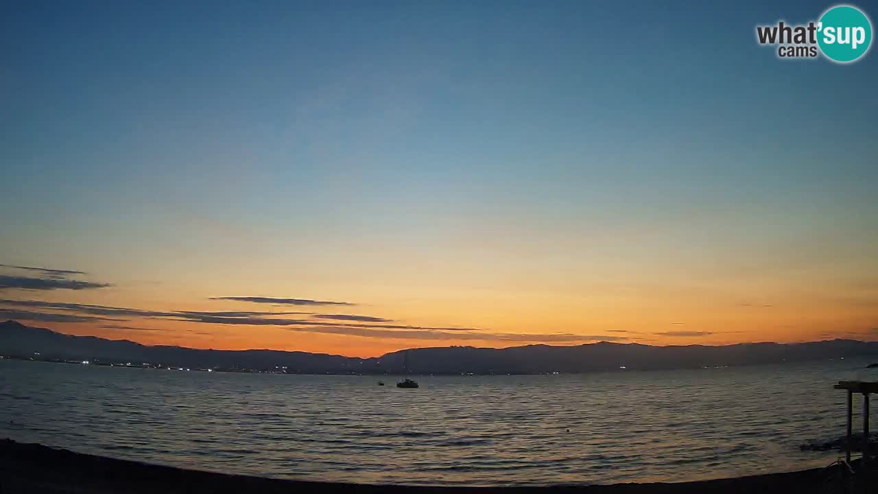 Web kamera Cagliari Windsurf Club – Poetto plaža uživo