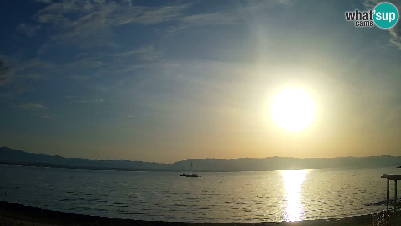 Web kamera Cagliari Windsurf Club – Poetto plaža uživo