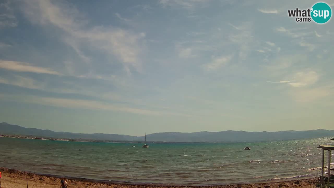 Webcam Cagliari Windsurf Club – Playa del Poetto en directo
